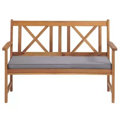 Kirklands Home Blue X-Back Acacia Wood 2-pc. Outdoor Living Set Best