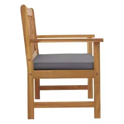 Kirklands Home Blue X-Back Acacia Wood 2-pc. Outdoor Living Set Best