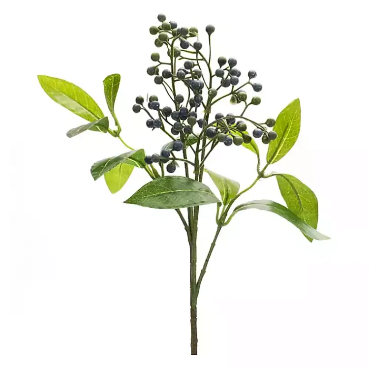 Stems & Bouquets>Kirklands Home Blueberry Foliage Sprays, Set of 6