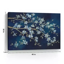 Kirklands Home bird Conference Giclee Canvas Print, 48x36 in. Blue Sale