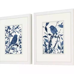 Kirklands Home Bluebird Silhouette Framed Art Prints, Set of 2 Hot