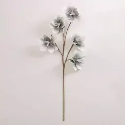Stems & Bouquets>Kirklands Home Blue-Gray Japanese Magnolia Foam Spray