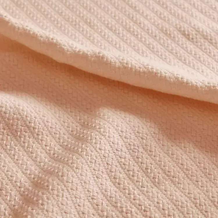 Blankets & Throws>Kirklands Home Blush Liquid Cotton Full/Queen Blanket Pink