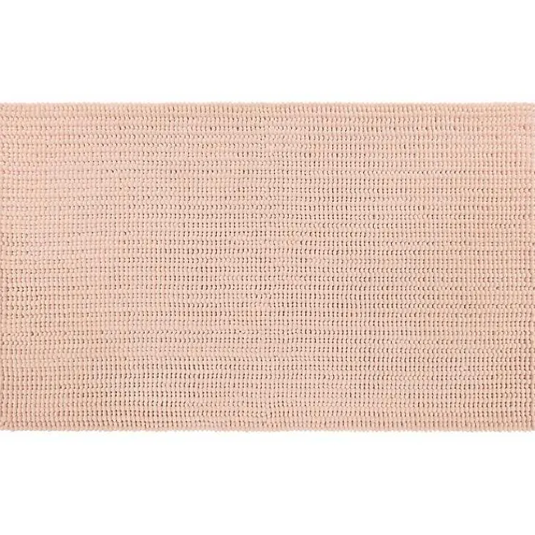Kirklands Home Blush Memory Foam Chenille Bath Mat, 34 in. Pink Online