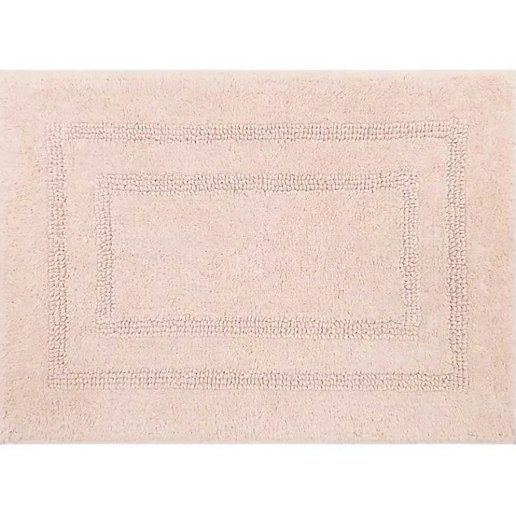 Kirklands Home Blush Reversible Cotton Bath Mat, 34 in. Pink Online