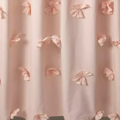 Kirklands Home Blush Riley Cascading Bows Shower Curtain Pink Online