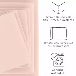 Kirklands Home Blush Ultra Soft 6-pc. Full Sheet Set Pink Online
