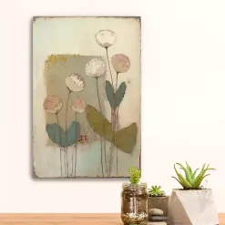 Kirklands Home Blushcup Floral Encaustic Canvas Art Print Multi Best