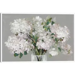 Kirklands Home Blushing Hydrangeas Framed Canvas Art Print Discount