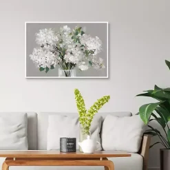 Kirklands Home Blushing Hydrangeas Framed Canvas Art Print Discount