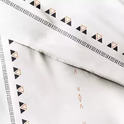 Kirklands Home Bohemian Stripe 3-pc. King Duvet Cover Set White Outlet