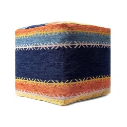 Poufs & Floor Cushions>Kirklands Home Boho Turkish Stripe Ultra-Soft Pouf