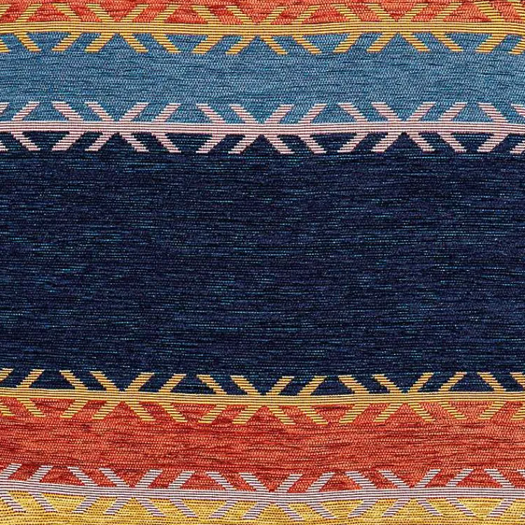 Poufs & Floor Cushions>Kirklands Home Boho Turkish Stripe Ultra-Soft Pouf