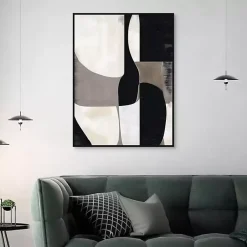 Kirklands Home Bold Geometry I Framed Canvas Art Print Outlet