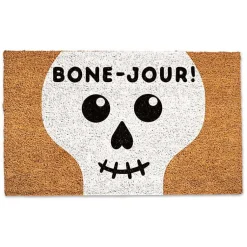 Halloween>Kirklands Home Bone-Jour Skelly Halloween Doormat