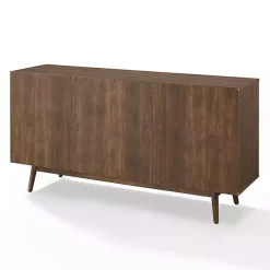Kirklands Home Bonnie Brown Midcentury Sideboard Cabinet Clearance