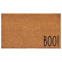 Halloween>Kirklands Home Boo Halloween Doormat Brown