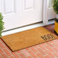Halloween>Kirklands Home Boo Halloween Doormat Brown