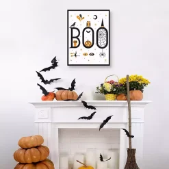Halloween>Kirklands Home Boo Spooky Icons Halloween Wall Plaque
