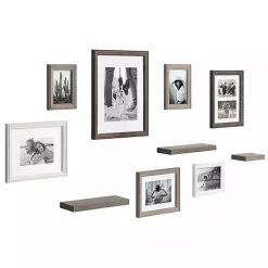 Kirklands Home Bordeaux 10-pc. Gallery Wall Frame and Shelf Set Best