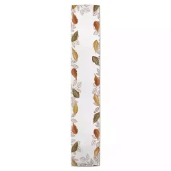 Fall>Kirklands Home Bordered Autumn Leaves Table Runner, 72 in.