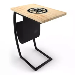 Kirklands Home Boston Bruins Wood C-Table Tan