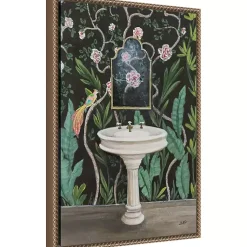 Kirklands Home Botanical Bath I Canvas Art Print Clearance