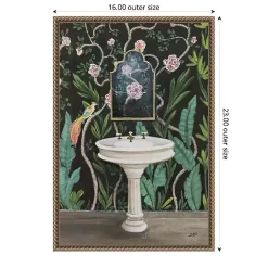 Kirklands Home Botanical Bath I Canvas Art Print Clearance