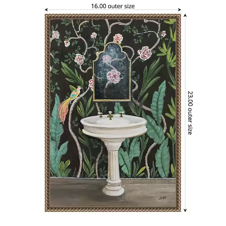Kirklands Home Botanical Bath I Canvas Art Print Clearance