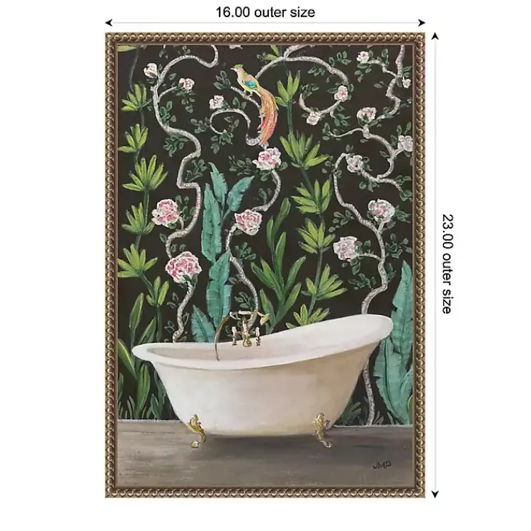 Kirklands Home Botanical Bath II Canvas Art Print Clearance