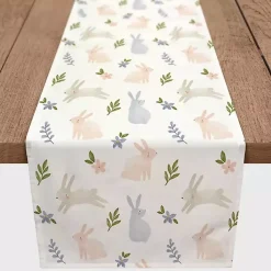 Easter Decorations>Kirklands Home Botanical Bunny Table Runner, 72 in.
