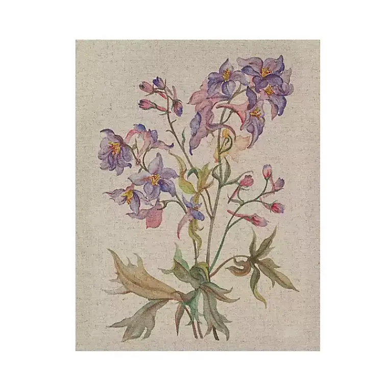Kirklands Home Botanical Linen Art Prints, Set of 3 Multi