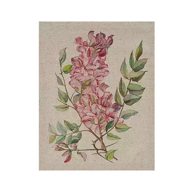 Kirklands Home Botanical Linen Art Prints, Set of 3 Multi