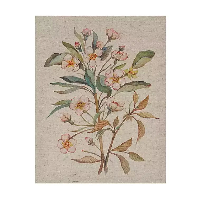 Kirklands Home Botanical Linen Art Prints, Set of 3 Multi