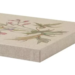 Kirklands Home Botanical Linen Art Prints, Set of 3 Multi