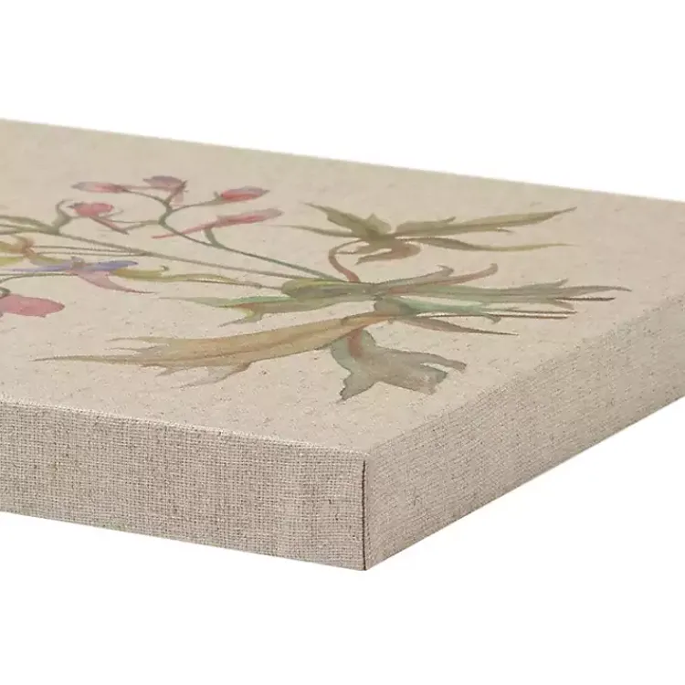 Kirklands Home Botanical Linen Art Prints, Set of 3 Multi