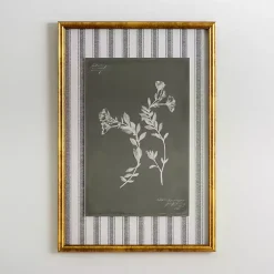 Kirklands Home Botanical Stripes I Framed Art Print