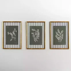 Kirklands Home Botanical Stripes II Framed Art Print Online