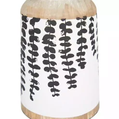 Candle Holders>Kirklands Home Botanical Wood Pillar Candle Holders, Set of 2
