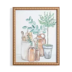 Kirklands Home Botanicals in Jars Still Life Framed Art Print Outlet