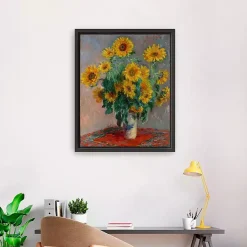 Kirklands Home Bouquet of Sunflowers Framed Canvas Art Print Sale