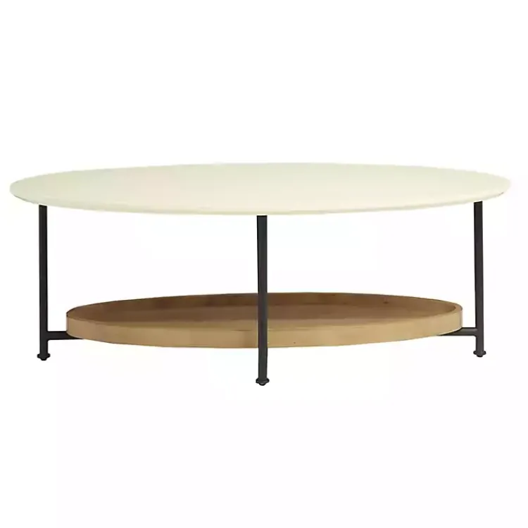 Kirklands Home Bowie Wood and Metal Coffee Table Hot