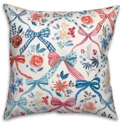 Kirklands Home Bows and Flowers 4th of July Indoor/Outdoor Pillow Sale