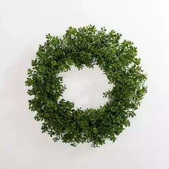 Wreaths>Kirklands Home Boxwood Wreath Green
