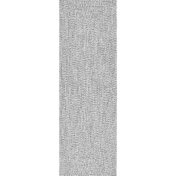 Kirklands Home Braided Lefebvre Runner Gray Hot