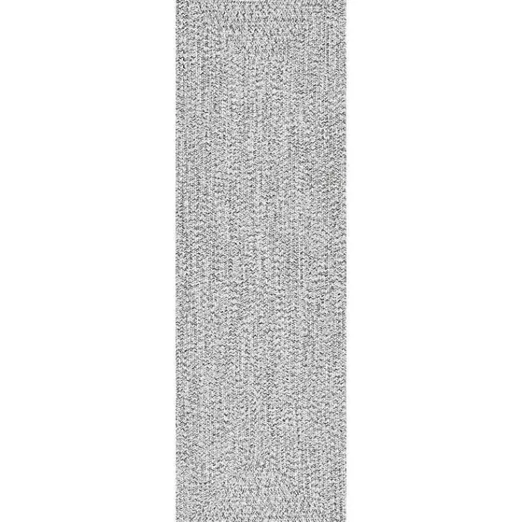 Kirklands Home Braided Lefebvre Runner Gray Hot
