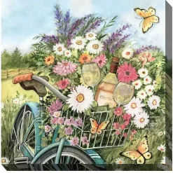 Kirklands Home Brandy's Bike Outdoor Canvas Art Multi Discount