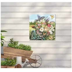 Kirklands Home Brandy's Bike Outdoor Canvas Art Multi Discount