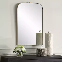 Kirklands Home Brass Cassidy Arch Wall Mirror Sale