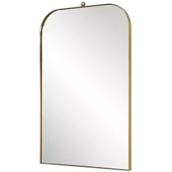 Kirklands Home Brass Cassidy Arch Wall Mirror Sale